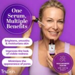 TruSkin Niacinamide Serum for Face - Pore Minimizing & Tone Balancing B3 Serum with Hyaluronic Acid, Aloe & Vitamin E - Hydrating Niacinamide Face Serum for Uneven Tone & Oily Skin, 1 fl oz - Image 4