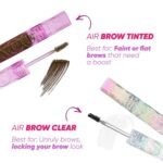 Kosas Air Brow Tinted Eyebrow Gel – Volumizing Brow Gel with Flexible Long-Lasting Hold, Clear - Image 4