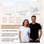 Custom T Shirts Bulk Customized T Shirts for Men Women Personalized Cotton Tee with Logo/Photo/Text Custom Top - Image 5