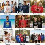 Customized Long Sleeve T-Shirt, Design Your Own 100% Polyester Performance Shirt with UPF 30+ Protection, Unisex Fit - Image 3