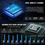 ASUS TUF Gaming F16 5050 Gaming Laptop, Intel Core i5-13450HX, 16" FHD+ 165Hz Anti-Glare 100% sRGB, GeForce RTX 5050, 16GB DDR5, 1TB SSD, RGB Backlit KB, IR Camera, HDMI, Windows 11 Home, w/Bundle - Image 4