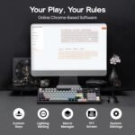 EPOMAKER TH99 PRO 96% Mechanical Keyboard with Screen & Knob, 10000mAh, 2.4Ghz/BT, Hot Swap, Custom Driver, RGB Backlight, PBT Keycap, Wireless Gaming Keyboard for PC/Mac (Black, Creamy Jade) - Image 8