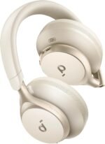 Soundcore by Anker, Space One, Active Noise Cancelling Headphones, 2X Stronger Voice Reduction, 40H ANC Playtime, App Control, LDAC Hi-Res Audio, Comfortable Fit, Clear Calls, Bluetooth 5.3 (White) - Image 3