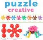 TOMYOU 200 Pieces Building Blocks Kids STEM Toys Educational Discs Sets Interlocking Solid Plastic for Preschool Boys and Girls Aged 3+, Safe Material Creativity - Image 3