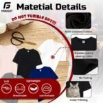 FEEGO Custom T Shirts Add Your Text Customized Tee Shirts for Men & Women Create Your own Shirt Cotton Personlized Tshirt - Image 4