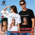 FEEGO Custom T Shirts Add Your Text Customized Tee Shirts for Men & Women Create Your own Shirt Cotton Personlized Tshirt - Image 5