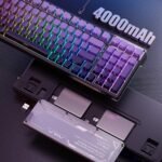 AULA Mechanical Keyboard, Wireless Gaming Keyboards Tri-Mode Bluetooth/2.4G/USB-C Hot Swappable 99 Keys Custom Creamy Keyboard 99 Keys Full Size Computer Keyboards for PC Xbox PS5 MAC - Image 9