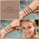 HeyBeauty 2 Pack Eyebrow Pencil, Waterproof Eyebrow Makeup with Dual Ends, Professional Brow Kit with Eyebrow Brush, Light Brown - Image 6