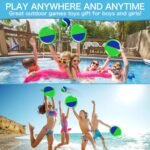 Outdoor Toys for Kids Ages 4-8, Outside Game for 3 4 5 6 7 8 -12 Year Old Boys Girls, Catch Ball Toss Game for Beach, Pool, Yard- Toddlers Birthday Gifts Easter Basket Stuffers(4Pcs Green Paddles) - Image 4