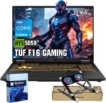 ASUS TUF Gaming F16 5050 Gaming Laptop, Intel Core i5-13450HX, 16" FHD+ 165Hz Anti-Glare 100% sRGB, GeForce RTX 5050, 16GB DDR5, 1TB SSD, RGB Backlit KB, IR Camera, HDMI, Windows 11 Home, w/Bundle - Image 2