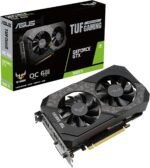 ASUS TUF Gaming NVIDIA GeForce GTX 1660 Ti EVO OC Edition Graphics Card (PCIe 3.0, 6GB GDDR6, HDMI 2.0b, DisplayPort 1.4, Space-Grade Lubricant, Compact Design, GPU Tweak II) (Renewed) - Image 2