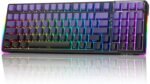AULA Mechanical Keyboard, Wireless Gaming Keyboards Tri-Mode Bluetooth/2.4G/USB-C Hot Swappable 99 Keys Custom Creamy Keyboard 99 Keys Full Size Computer Keyboards for PC Xbox PS5 MAC - Image 2