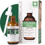 Advanced Clinicals Collagen Serum For Face | Visible Anti Aging Collagen Peptide Serum + Hyaluronic Acid Moisturizer Improves Look Of Wrinkles, Dry Skin, & Fine Lines, No added Fragrance, 1.75 Fl Oz - Image 2
