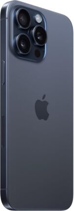 Apple iPhone 15 Pro Max, 256GB, Blue Titanium - Locked to Cricket (Renewed) - Image 2
