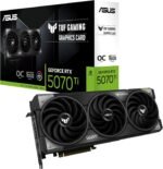 Asus TUF Gaming RTX5070 Ti OC, PCIe5, 16GB DDR7, 2 HDMI, 3 DP, 2610MHz Clock, RGB Lighting, Overclocked - Image 2