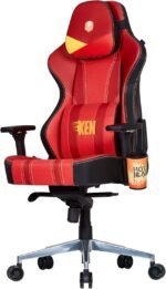 Cooler Master Caliber X2 Street Fighter 6 Ken Edition Ergonomic Gaming Chair, 360° Swivel, 180 Reclining, Lumbar Support, High Density Foam Cushions, Adjustable Gas Lift for PC Game | Office - Image 2