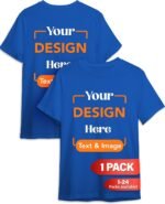 Custom T-Shirt - Personalized Tee Shirts for Men & Women - Customize Your Own US-Cotton Shirt with Front and Back Design - Image 2