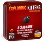 Exploding Kittens Original Edition in Collectible Tin - Fun & Hilarious Card Game for Kids and Adults, Ideal for Party Family Game Night and Party, 56 Cards Included - Image 2