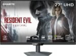 GIGABYTE - M27UP - 27" SS IPS Gaming Monitor - UHD 3840x2160-160Hz - 1ms GTG - AMD FreeSync Premium, G-SYNC Compatible - Dual Mode - Type C KVM - HDMI, DP, Type-C - Height and Tilt Adjustable -Black - Image 2