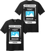Gildan Custom Ultra Cotton T-Shirt for Tall Men - Design Your Own Shirt Personalized Crewneck Tall Men Tee with Text & Photo - Image 2