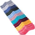 IDEGG No Show Socks Women 10 Pairs Low Cut Anti-Slid Novelty Athletic Casual Invisible Liner Socks - Image 2