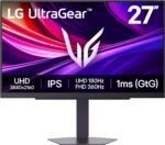 LG 27G810A-B 27-inch Ultragear 4K UHD (3840 x 2160) IPS Gaming Monitor, Dual Mode UHD 180Hz or FHD 360Hz, 1ms, NVIDIA G-Sync, AMD FreeSync Premium, VESA DisplayHDR 400, HDMI 2.1, Black - Image 2