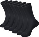 MONFOOT Men's/Women's 3-6 Pairs Cotton Daily Crew Socks, Multipack - Image 2