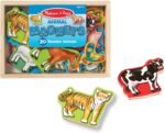 Melissa & Doug Wooden Animal Magnets Set (20 Pieces) – Farm, Zoo & Pet Fridge Magnets in Storage Box – Montessori Preschool Learning Toys for Toddlers & Kids Ages 2+ - FSC-Certified - Image 2