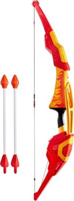 Nerf Pyrostrike Megabow, 42-Inch Bow Fires Arrows Up to 105 Feet, 2 with Soft Tips, Kids Outdoor Toys, Ages 10+ (Amazon Exclusive) - Image 2