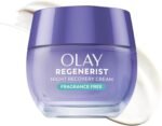 Olay Night Cream for Face, Anti-Aging Face Moisturizer for Women - Fragrance-Free Skin Care, Anti-Wrinkle, Exfoliate, Smooths Texture - Triple Collagen Cream, Niacinamide, Pro-Vitamin B5, 1.7Oz - Image 2