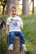 Personalized Toddler T-Shirt for Kids Boys Girls - Custom Image & Text - Customized Front/Back Print - 2T to 5/6T Multicolor - Image 2