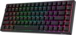 RK ROYAL KLUDGE RK84 Wireless RGB 75% Triple Mode BT5.0/2.4G/USB-C Hot Swappable Mechanical Keyboard, 84 Keys Wireless Gaming Keyboard w/High-Capacity Battery, Quiet Red Switch - Image 2