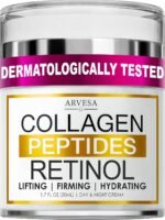 Retinol Cream for Face with Collagen Peptides - Anti Aging Wrinkle Cream for Women and Men - Day-Night Facial Moisturizer with Hyaluronic Acid - Tightening and Skin Firming - Neck & Décolleté - Image 2