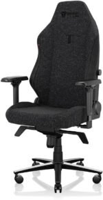 Secretlab Titan Evo Black3 Gaming Chair - Reclining, Ergonomic & Comfortable Computer Chair with 4D Armrests, Magnetic Head Pillow & 4-Way Lumbar Support - Black - Fabric - Image 2