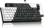 Womier Wireless Gaming Keyboard 60 Percent with QMK/VIA, Topographic Creamy Mechanical Key Board, RGB Custom Gasket Hot Swappable for Windows & Mac-POM Linear Switch (Q61 V2) - Image 2