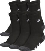 adidas Kids Cushioned Crew Socks for Boys & Girls (6 Pairs) Durable & Comfortable - Image 2