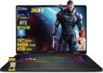 msi Crosshair 18 HX AI Gaming Laptop 18" QHD+ IPS 240Hz Intel 24-core Ultra 9 275HX (>i9-14900HX) 64GB DDR5 4TB SSD GeForce RTX 5070 (Up to 798 AI Tops) RGB Backlit Thunderbolt Win11Pro ICP Hub - Image 2