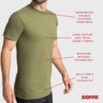 SOFFE Unisex Adult Military Cotton Tee (3-Pack) - Image 4
