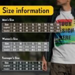 Custom T Shirts, Personalized Your Own Crewneck Tee Shirt, Customized Design Image/Text/Photo Cotton Men Women - Image 6