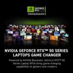 msi Vector A18 HX 18” 240Hz QHD+ Gaming Laptop: AMD Ryzen 9-9955HX, NVIDIA Geforce RTX 5080, 32GB DDR5, 1TB NVMe SSD, Type C, Wi-Fi 7, Win 11 Home: Cosmo Gray A9WIG-065US - Image 5