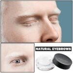 Eyebrow Pomade Cream,Brow Pomade Gel Naturally Long Lasting Waterproof,Delicate and Smooth Eye Brow Makeup Cosmetics with Eyebrow Brush - White - Image 3