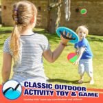 Toss and Catch Ball Game Set - Outdoor & Indoor Sports Toys for Kids - Outside Games for Yard, Lawn, Camping, Beach, Pool - Classic Sticky Paddle Ball Toy for 3 4 5 6 7 8-12 Year Old Boys Girls Gifts - Image 4