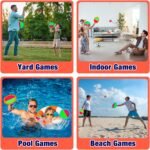 Toss and Catch Ball Game Set - Outdoor & Indoor Sports Toys for Kids - Outside Games for Yard, Lawn, Camping, Beach, Pool - Classic Sticky Paddle Ball Toy for 3 4 5 6 7 8-12 Year Old Boys Girls Gifts - Image 8