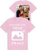Custom T Shirts, Personalized Your Own Crewneck Tee Shirt, Customized Design Image/Text/Photo Cotton Men Women - Image 2