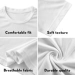 Custom T Shirts, Personalized Your Own Crewneck Tee Shirt, Customized Design Image/Text/Photo Cotton Men Women - Image 8