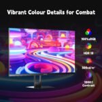 KTC Gaming Monitor 27 inch 180hz 1ms | Fast IPS Screen 1080p Monitor|2 x HDMI 2.0 &1 x Display Port 1.4 | Support Freesync and Wall Mount | 108% sRGB with HDR 10 - Image 4