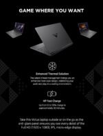 HP Victus 15 Gaming Laptop, NVIDIA GeForce RTX 3050, 12th Gen Intel Core i5-12500H, 8 GB RAM, 512 GB SSD, Full HD Display, Windows 11 Home, Backlit Keyboard, Enhanced Thermals (15-fa0025nr, 2022) - Image 4