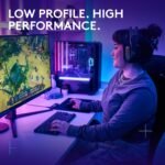 Logitech G515 Lightspeed TKL Low Profile Wireless Gaming Keyboard, LIGHTSYNC RGB, Thin Tenkeyless Design, Double-Shot PBT Keycaps, Linear (Red) Mechanical Switches - Black - Image 3