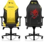 Secretlab Titan Evo Cyberpunk 2077 Gaming Chair - Reclining - Ergonomic & Comfortable Computer Chair with 4D Armrests - Magnetic Head Pillow & 4-Way Lumbar Support - Yellow/Black - Leatherette - Image 3