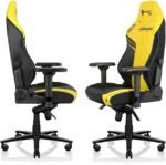 Secretlab Titan Evo Cyberpunk 2077 Gaming Chair - Reclining - Ergonomic & Comfortable Computer Chair with 4D Armrests - Magnetic Head Pillow & 4-Way Lumbar Support - Yellow/Black - Leatherette - Image 4